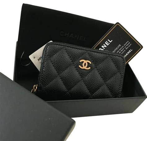 chanel boy caviar coin purse card holder|Long Wallets .